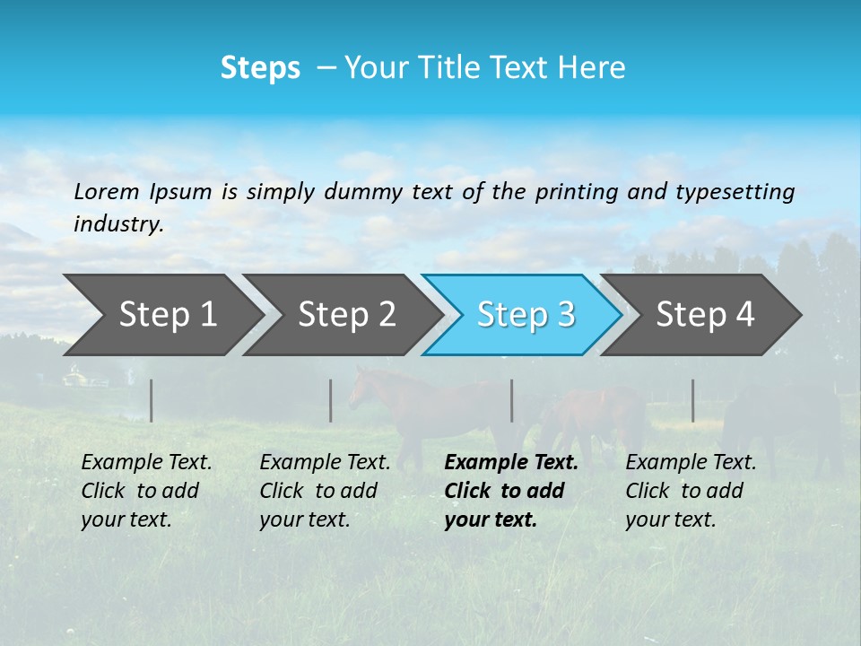 Summer Sunset Day PowerPoint Template