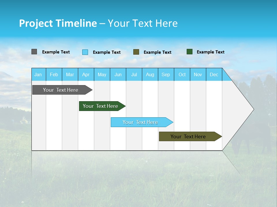 Summer Sunset Day PowerPoint Template