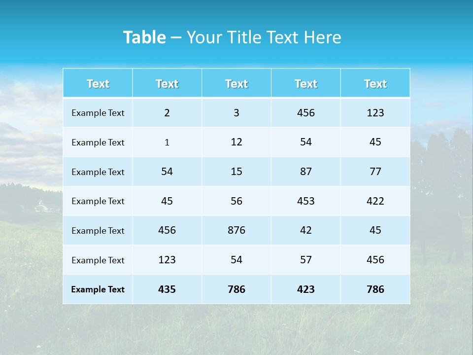 Summer Sunset Day PowerPoint Template