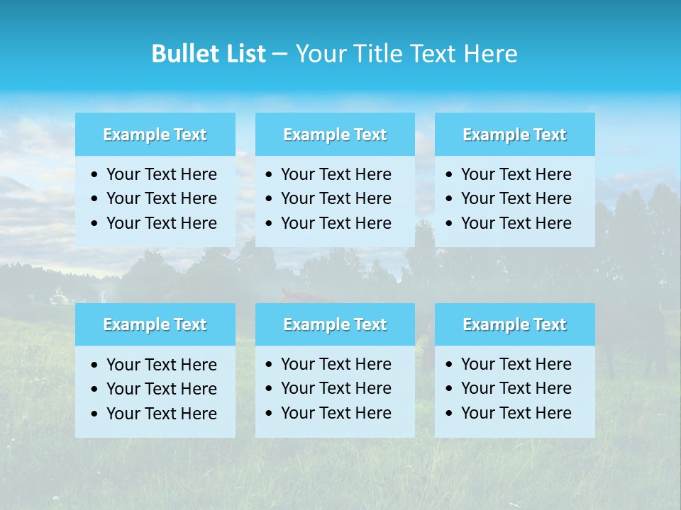 Summer Sunset Day PowerPoint Template