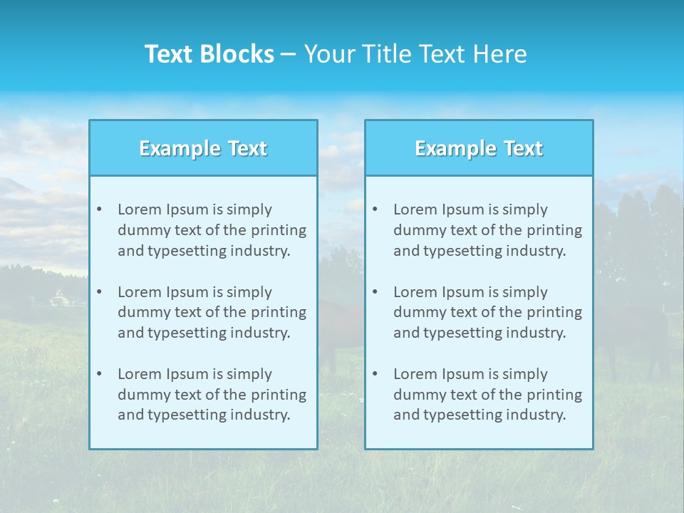 Summer Sunset Day PowerPoint Template