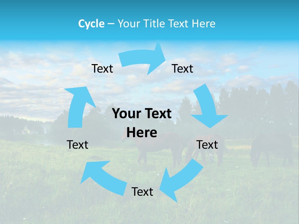 Summer Sunset Day PowerPoint Template