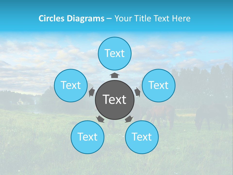 Summer Sunset Day PowerPoint Template