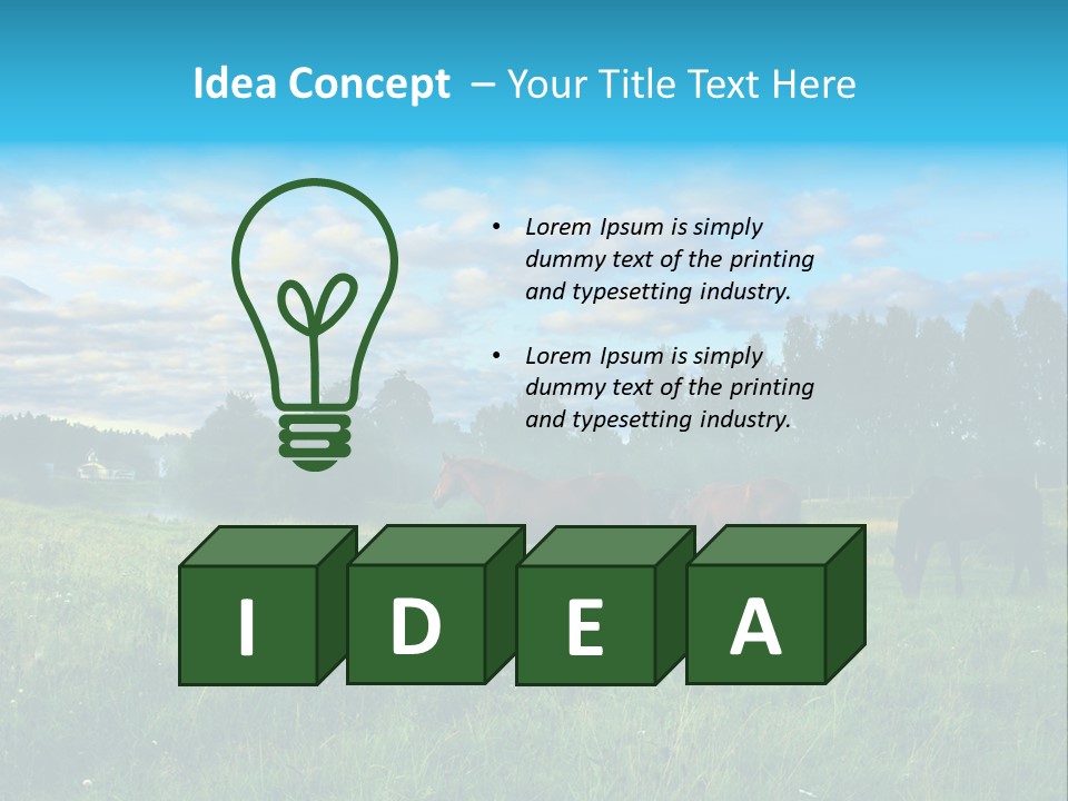 Summer Sunset Day PowerPoint Template