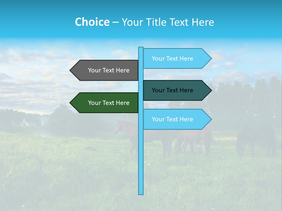 Summer Sunset Day PowerPoint Template