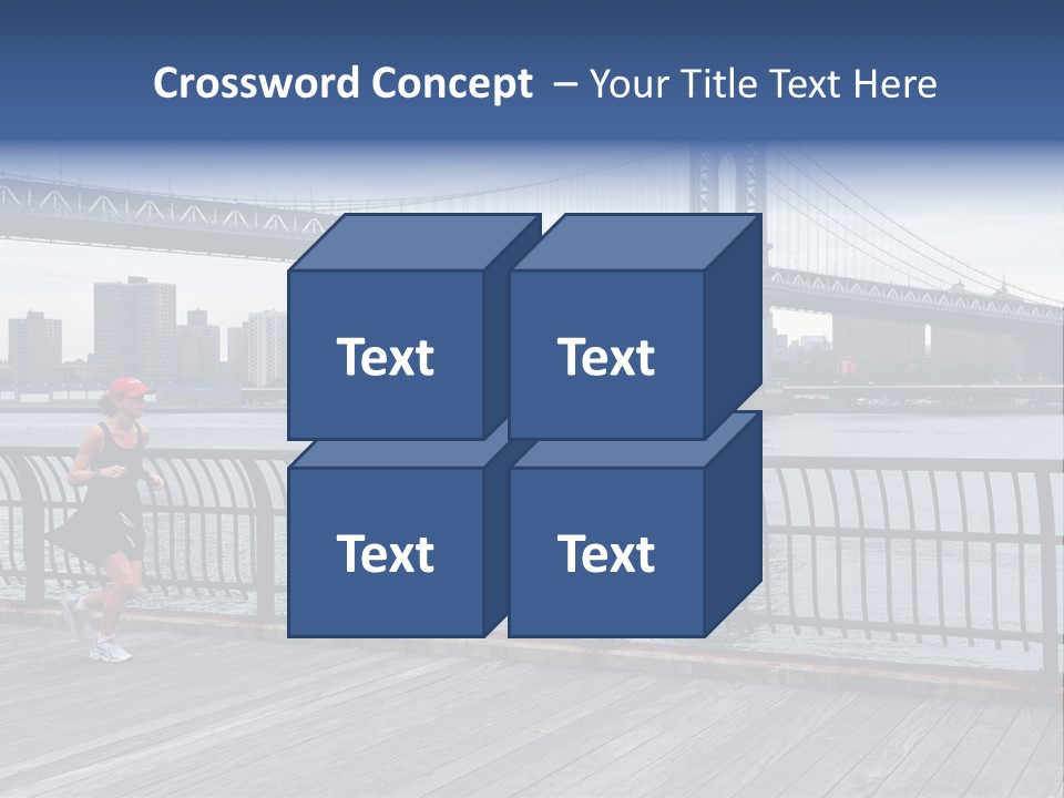 Ralph Modjeski East River Attractive PowerPoint Template