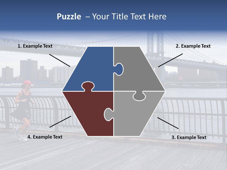 Ralph Modjeski East River Attractive PowerPoint Template