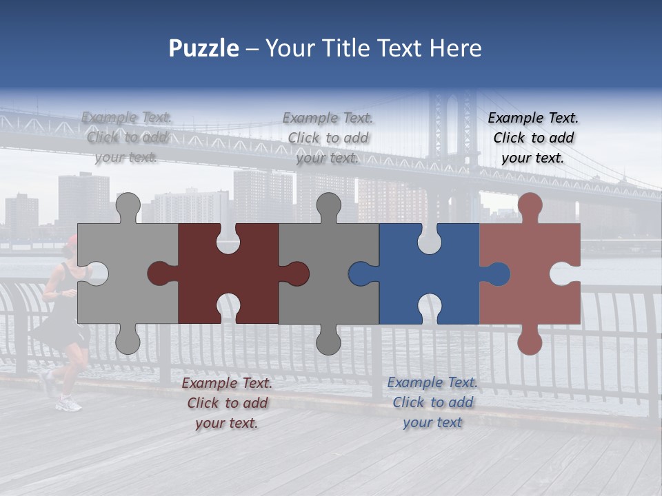 Ralph Modjeski East River Attractive PowerPoint Template