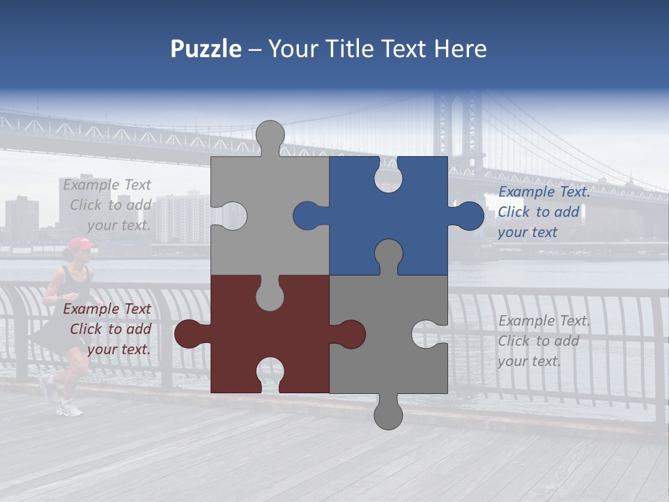 Ralph Modjeski East River Attractive PowerPoint Template