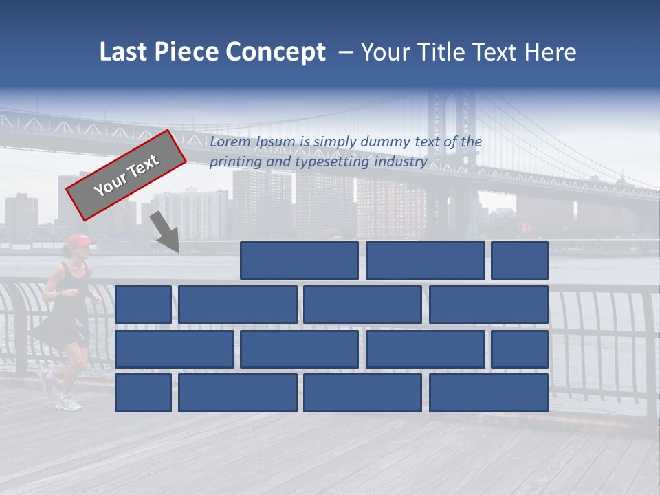 Ralph Modjeski East River Attractive PowerPoint Template