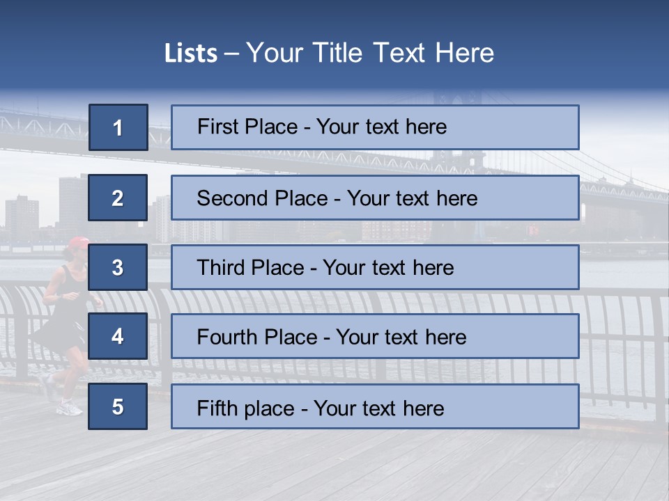 Ralph Modjeski East River Attractive PowerPoint Template