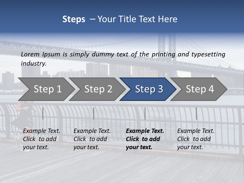 Ralph Modjeski East River Attractive PowerPoint Template