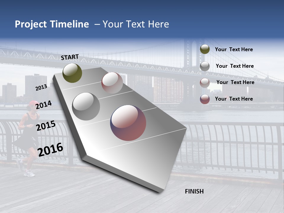 Ralph Modjeski East River Attractive PowerPoint Template