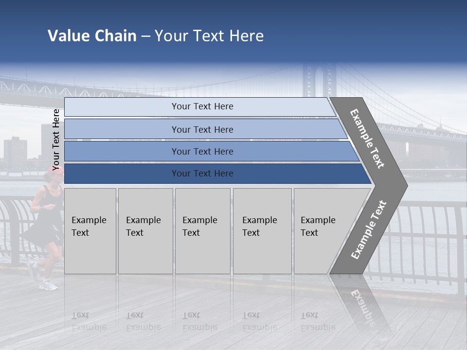 Ralph Modjeski East River Attractive PowerPoint Template
