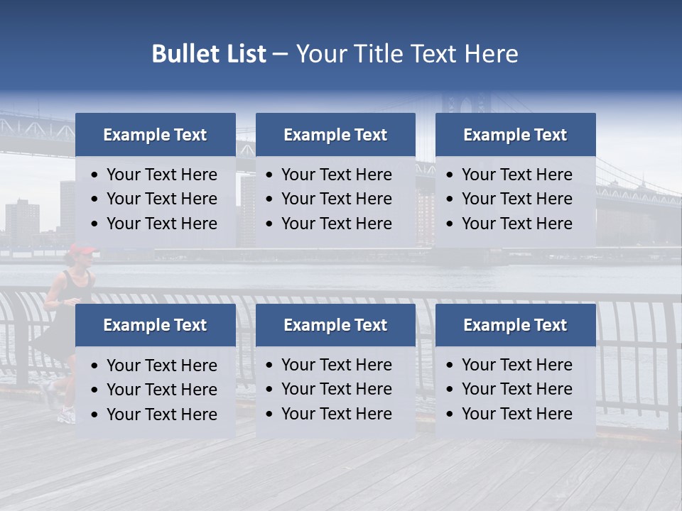 Ralph Modjeski East River Attractive PowerPoint Template