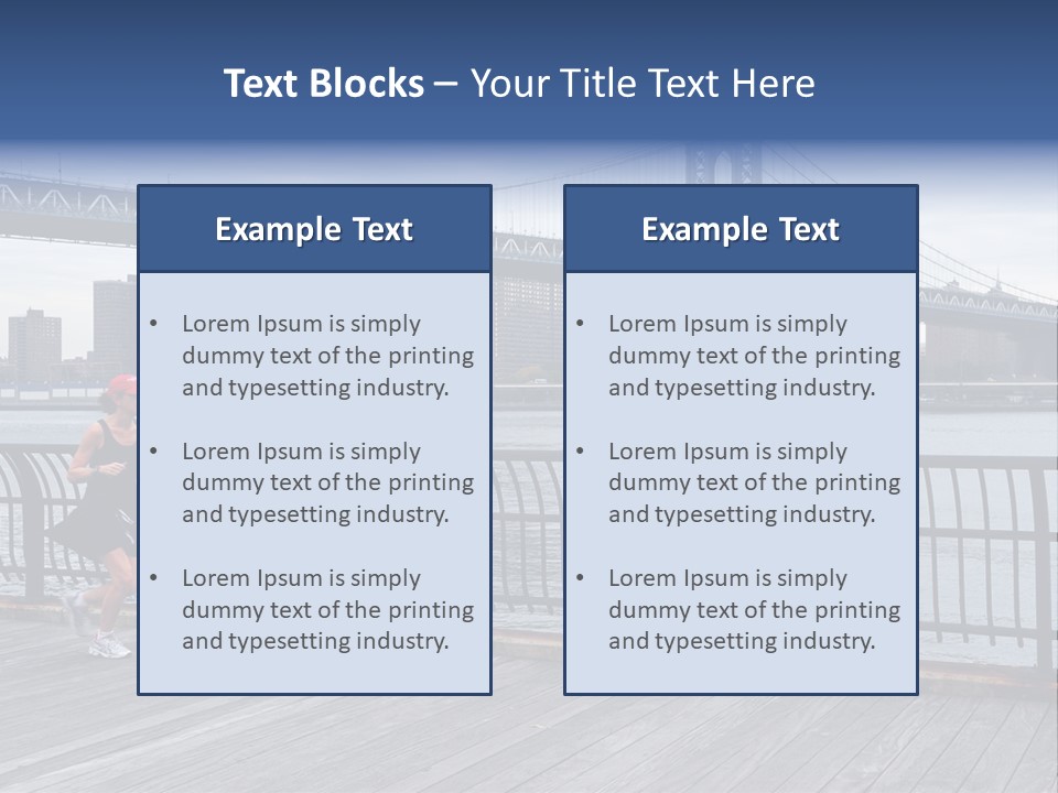 Ralph Modjeski East River Attractive PowerPoint Template