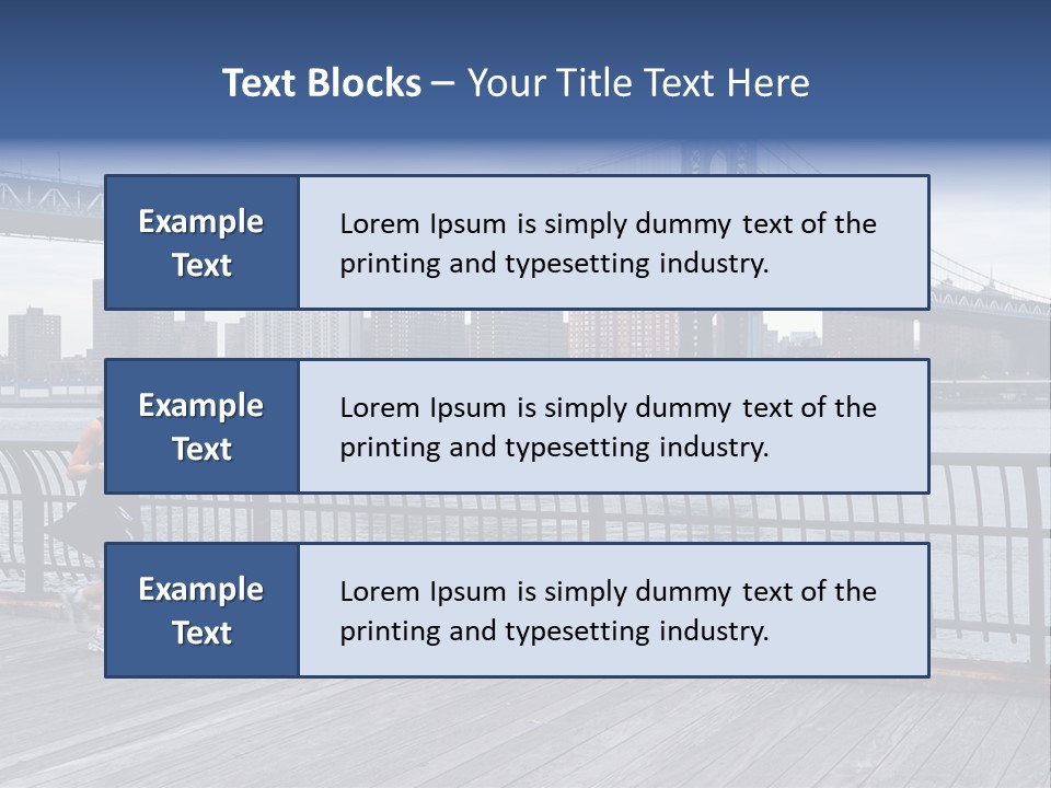 Ralph Modjeski East River Attractive PowerPoint Template