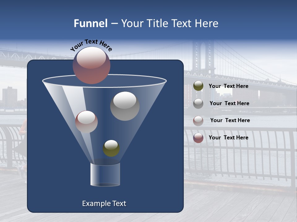 Ralph Modjeski East River Attractive PowerPoint Template