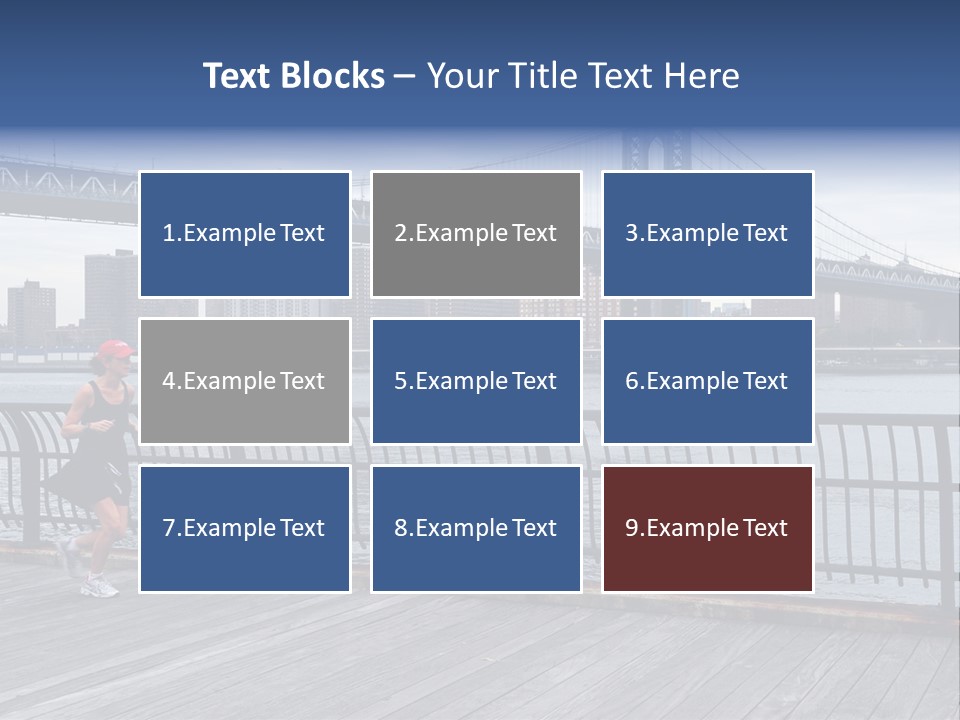 Ralph Modjeski East River Attractive PowerPoint Template
