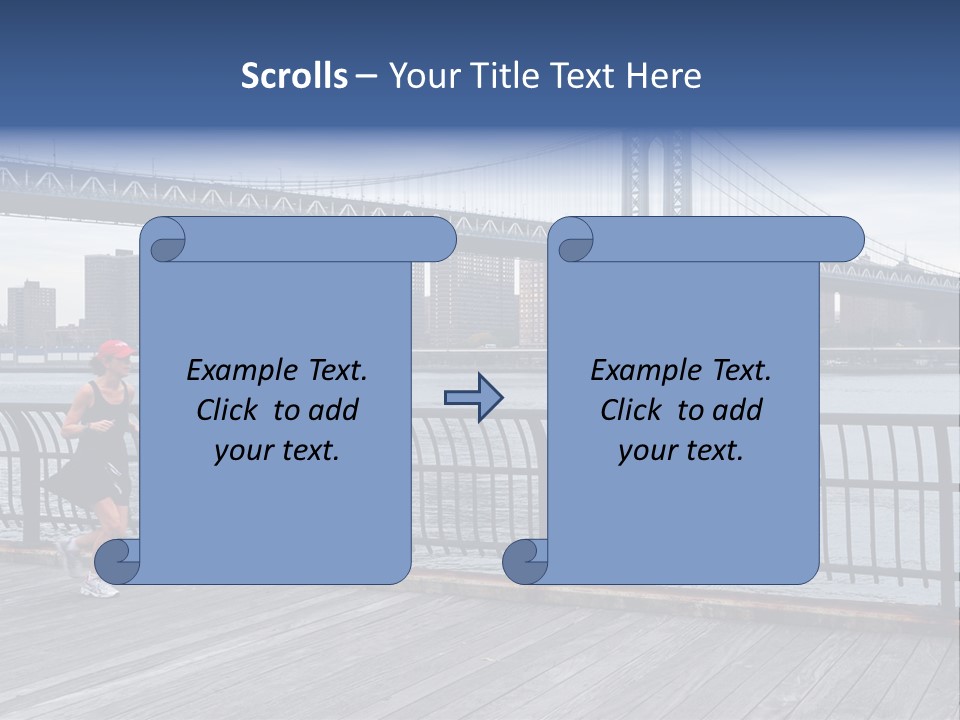 Ralph Modjeski East River Attractive PowerPoint Template