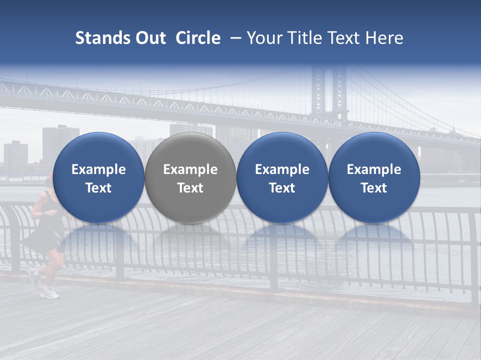 Ralph Modjeski East River Attractive PowerPoint Template