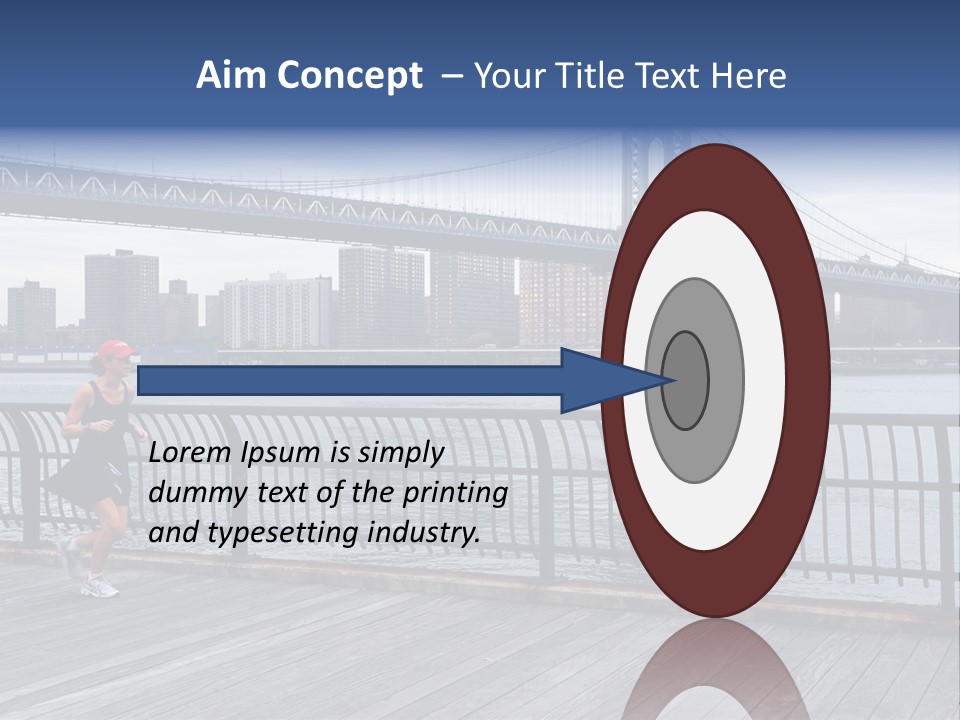 Ralph Modjeski East River Attractive PowerPoint Template