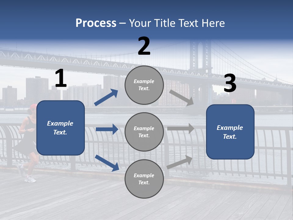 Ralph Modjeski East River Attractive PowerPoint Template