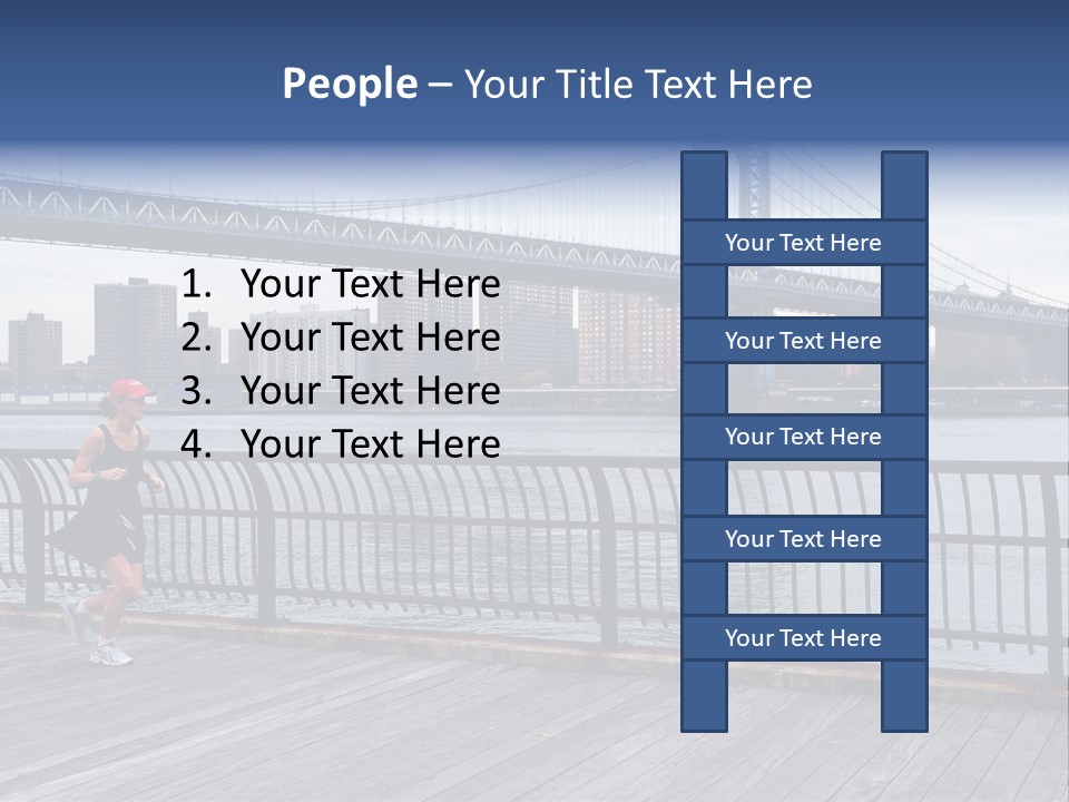 Ralph Modjeski East River Attractive PowerPoint Template