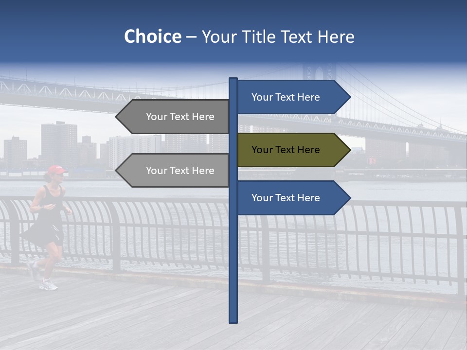 Ralph Modjeski East River Attractive PowerPoint Template