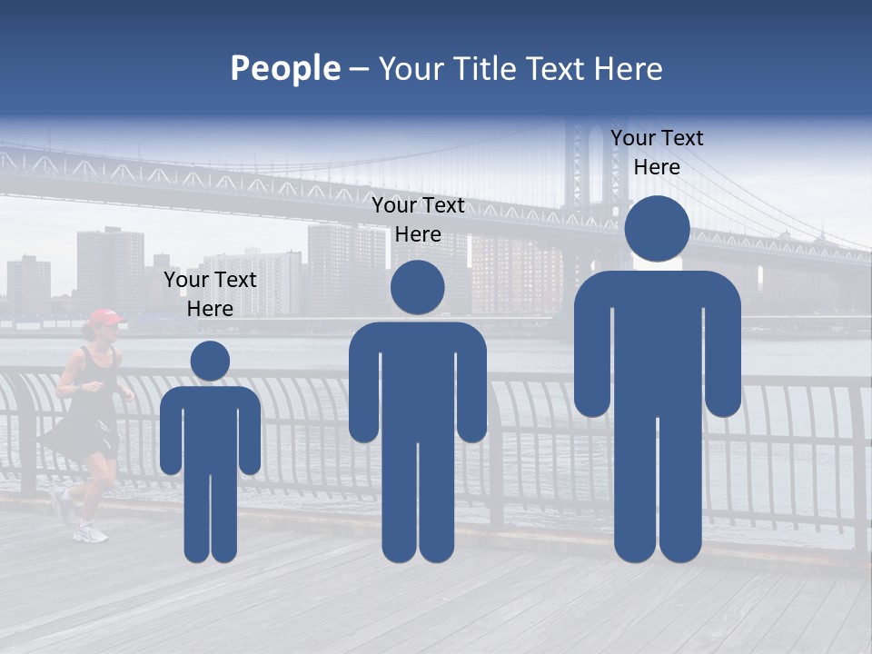 Ralph Modjeski East River Attractive PowerPoint Template