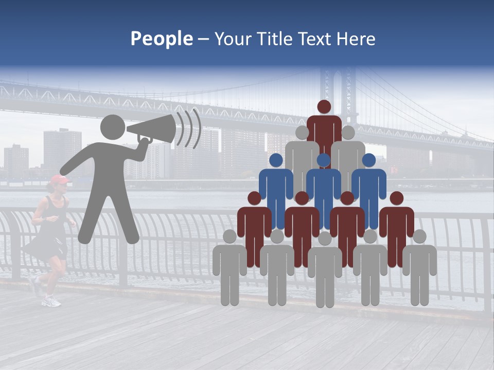 Ralph Modjeski East River Attractive PowerPoint Template