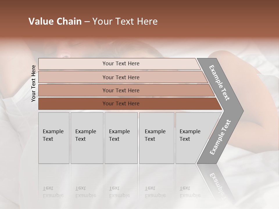 A Man And A Woman Sleeping On A Bed PowerPoint Template
