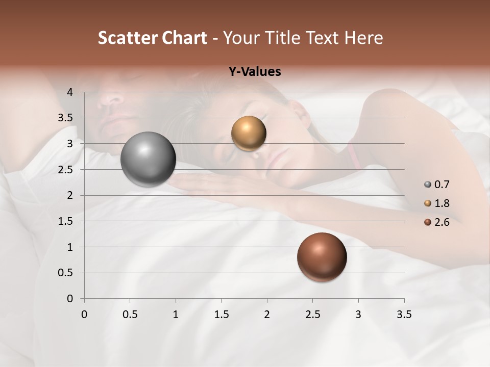 A Man And A Woman Sleeping On A Bed PowerPoint Template