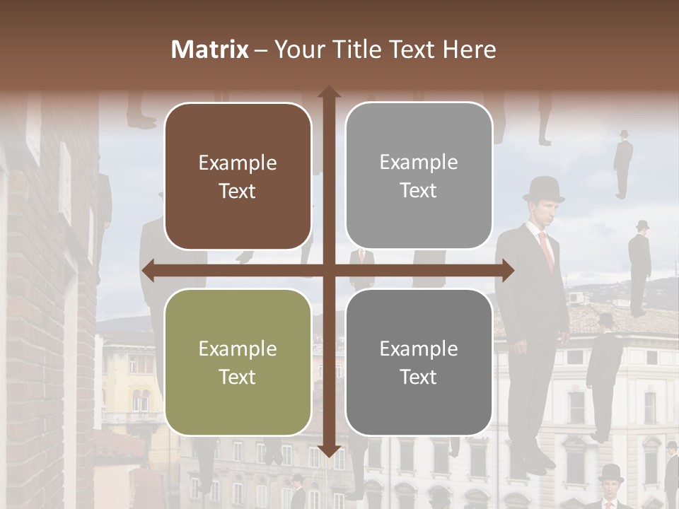 Valley Housing Landscape PowerPoint Template