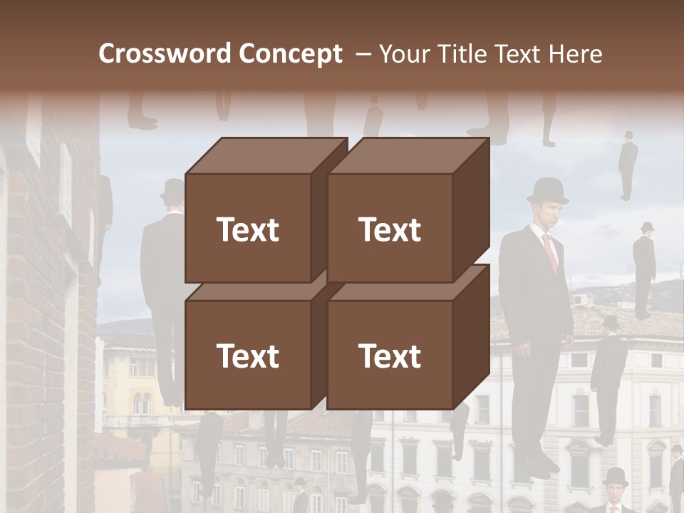 Valley Housing Landscape PowerPoint Template