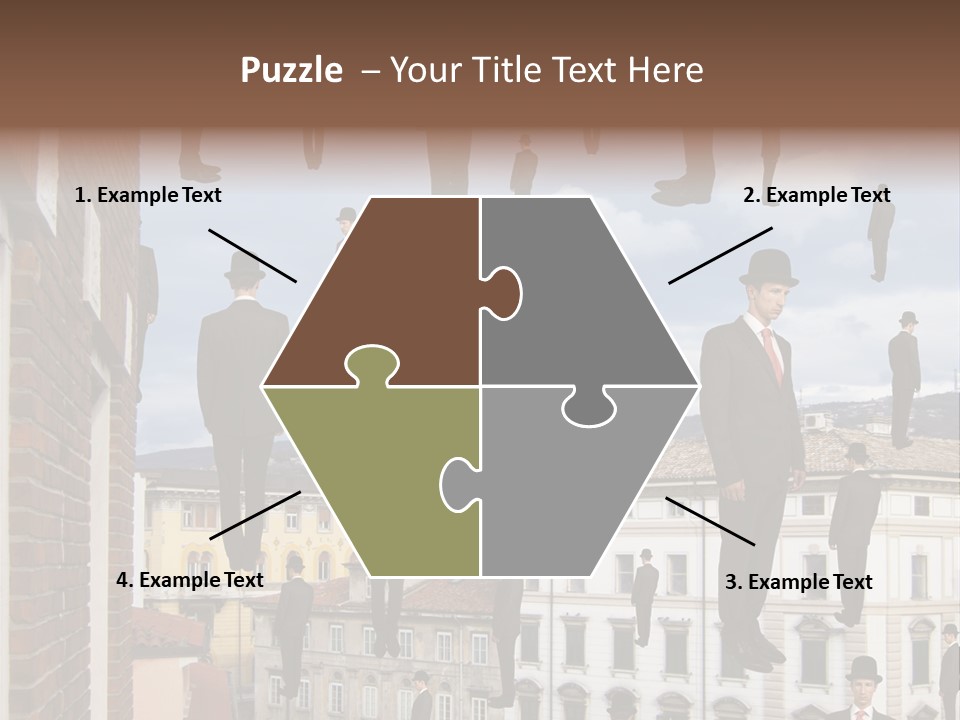 Valley Housing Landscape PowerPoint Template