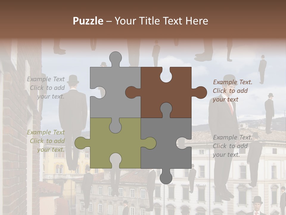 Valley Housing Landscape PowerPoint Template