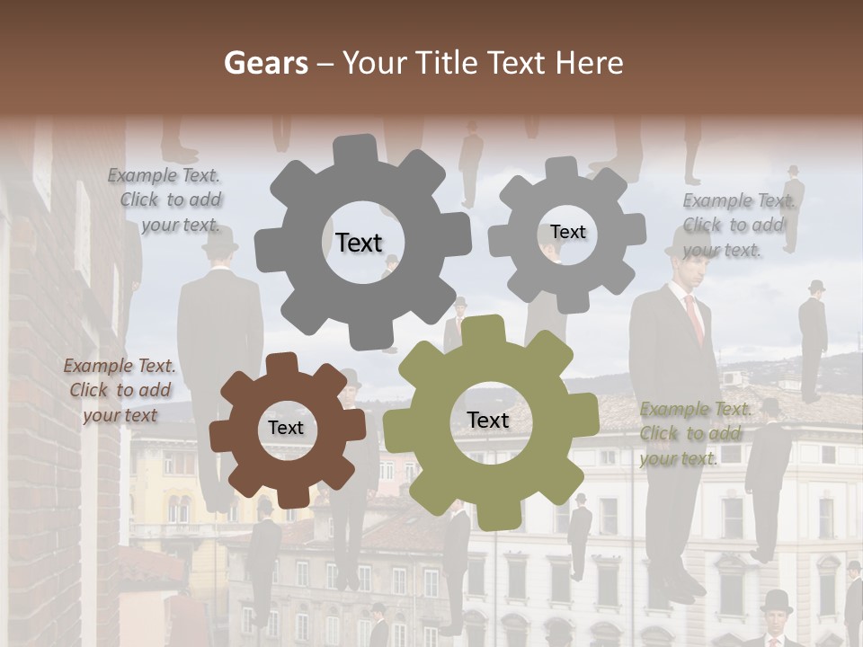 Valley Housing Landscape PowerPoint Template
