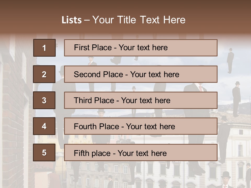 Valley Housing Landscape PowerPoint Template