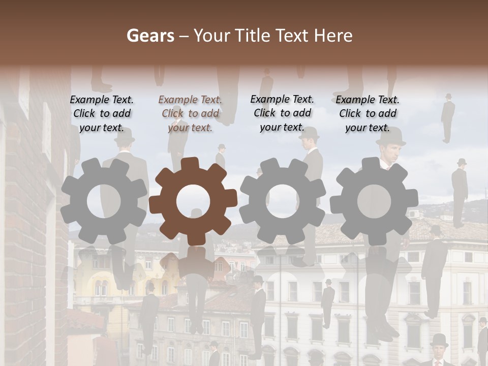 Valley Housing Landscape PowerPoint Template