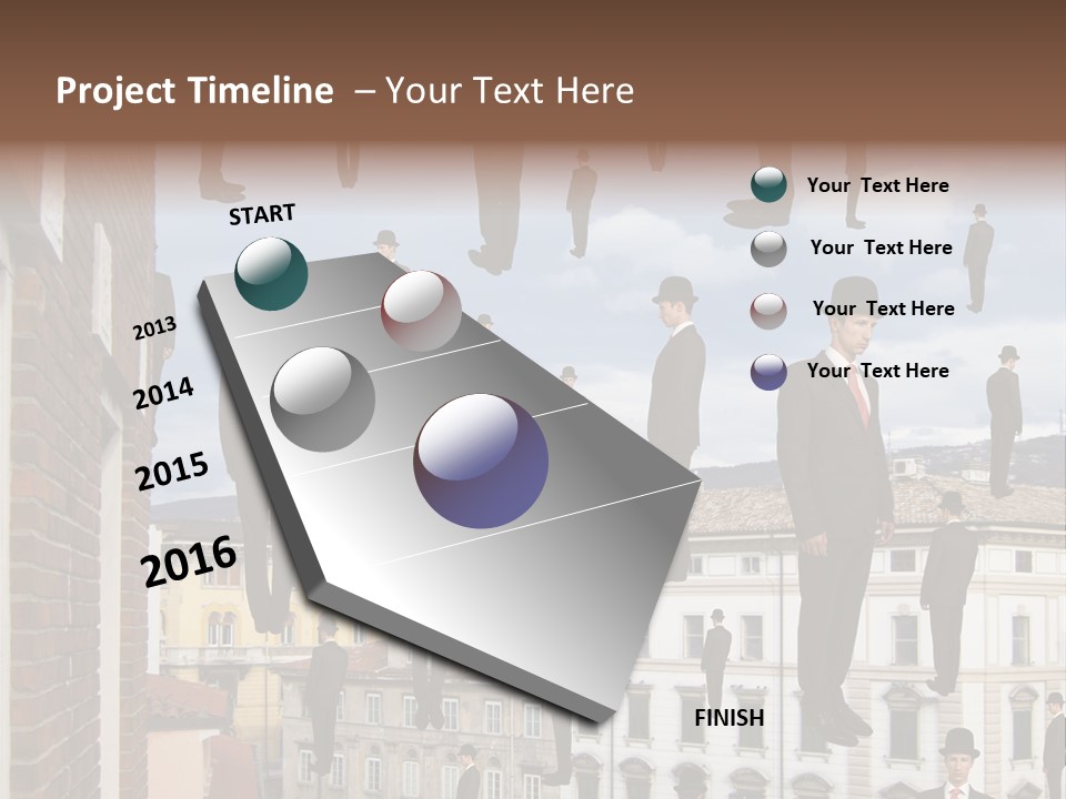 Valley Housing Landscape PowerPoint Template