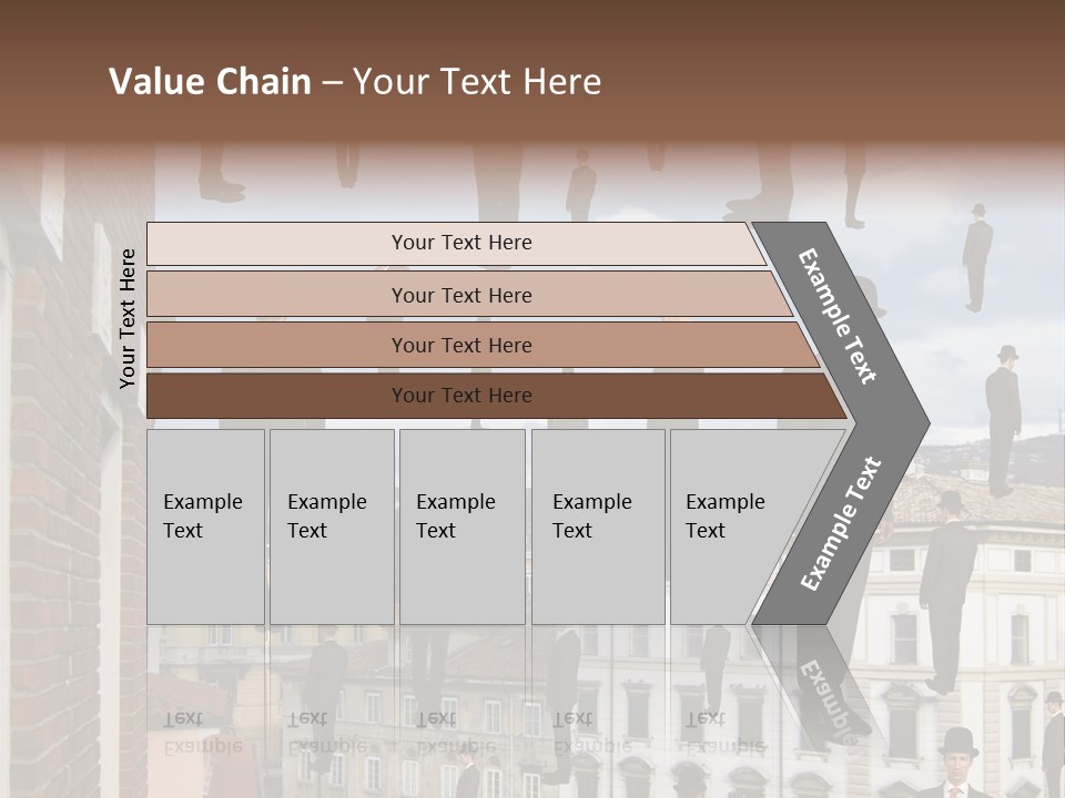 Valley Housing Landscape PowerPoint Template