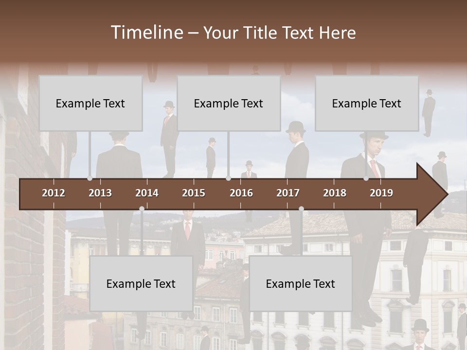 Valley Housing Landscape PowerPoint Template