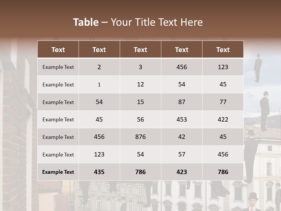 Valley Housing Landscape PowerPoint Template