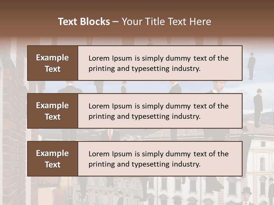 Valley Housing Landscape PowerPoint Template