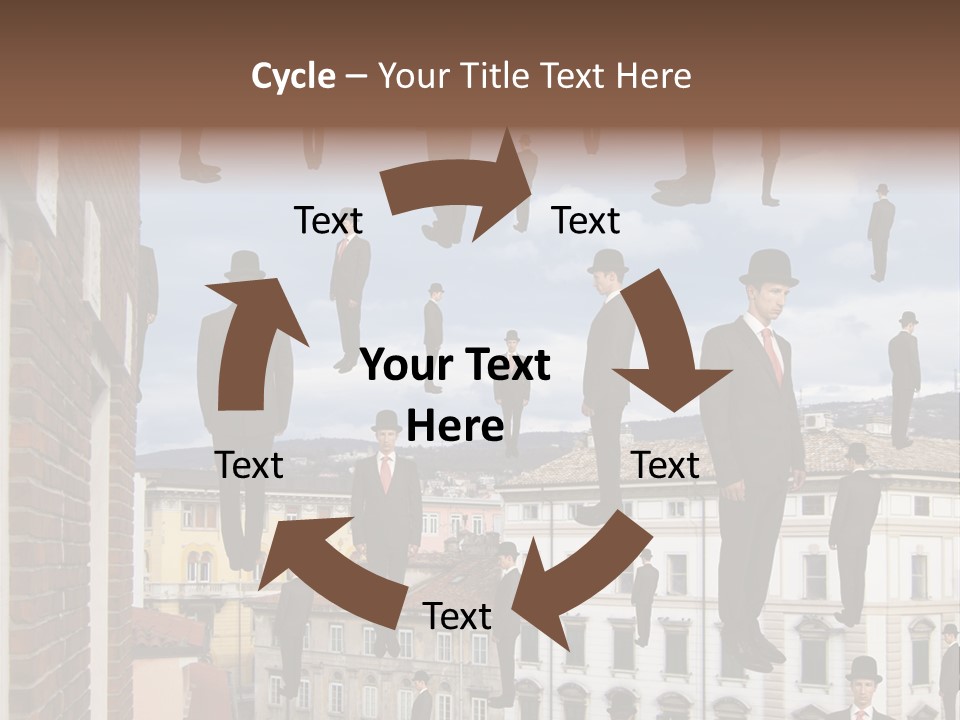 Valley Housing Landscape PowerPoint Template
