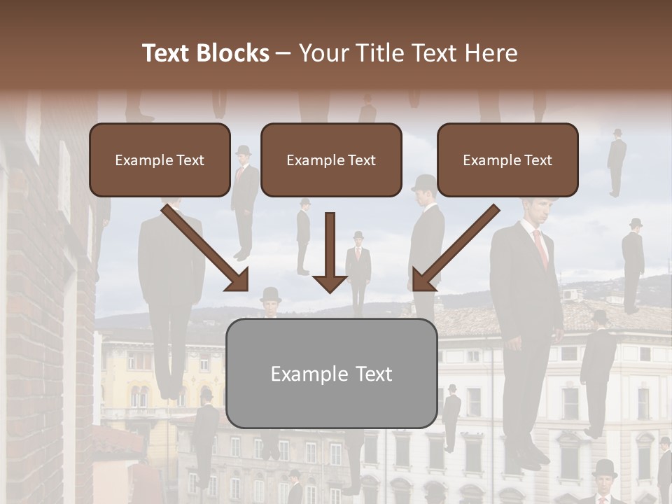 Valley Housing Landscape PowerPoint Template