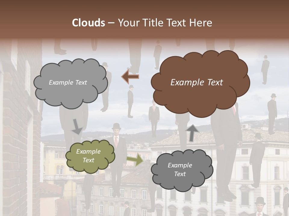 Valley Housing Landscape PowerPoint Template