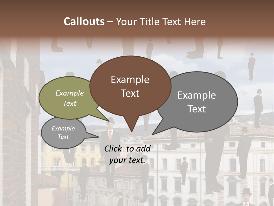 Valley Housing Landscape PowerPoint Template
