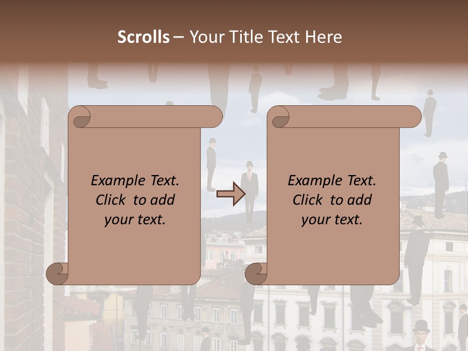 Valley Housing Landscape PowerPoint Template